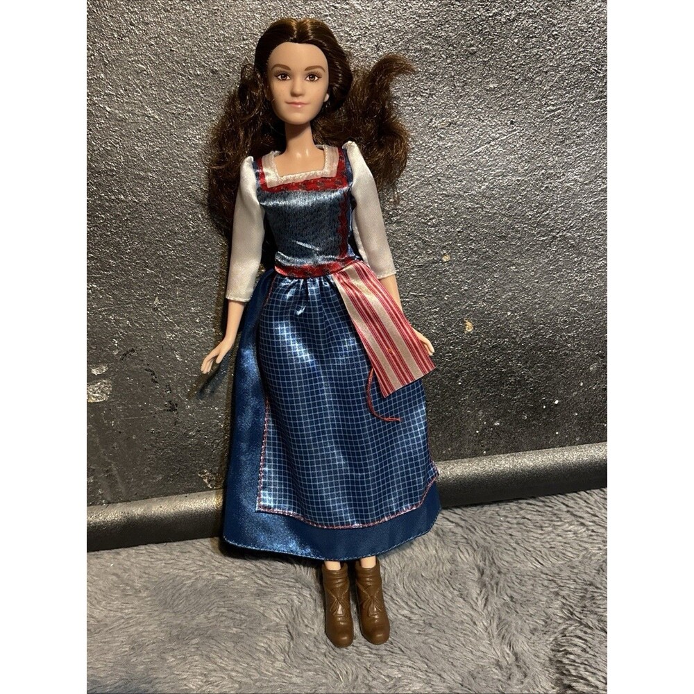 Disney Beauty And The Beast Live Action Emma Watson Belle Village Dres Doll C278